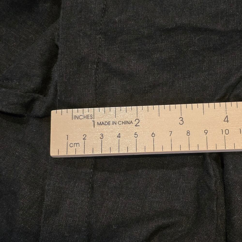 Old Navy Maternity XXL, Black Linen Blend Skort: Casual Minimalist Everyday Wear - Picture 8 of 11